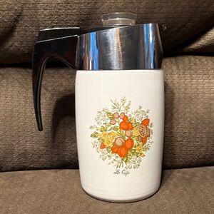 Vintage Corning Le Café Electric 10 cup Coffee Percolator E-1210-8 Spice of Life